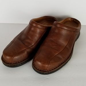 mens leather slides australia